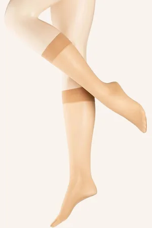 Wolford Jemné Podkolenky Satin Touch, 3 Páry V Balení
