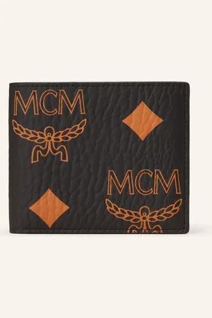 MCM Pouzdro Na Karty Aren černá koňaková