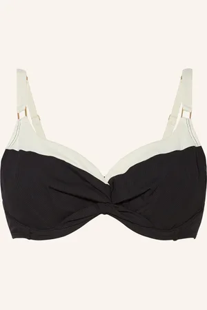 Beachlife Horní Díl Bikin S Kosticemi Vanilla & Black černá krémová
