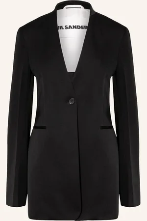 Jil Sander Dlouhý Blejzr černá