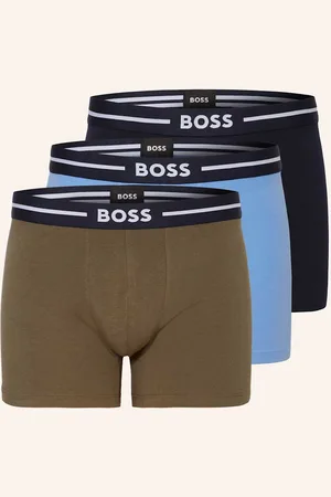 HUGO BOSS Boxerky, 3 Kusy V Balení tmavě modrá tmavě modrá