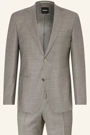 HUGO BOSS Oblek Huge Slim Fit béžová