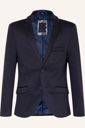 G.O.L. Žerzejové Sako Slim Fit tmavě modrá