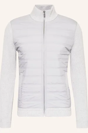 Reiss Bunda Trainer Ze Směsi Materiálů světle šedá