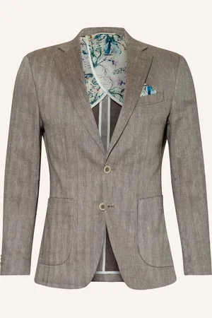 PAUL Oblekové Sako Slim Fit Se Lnem