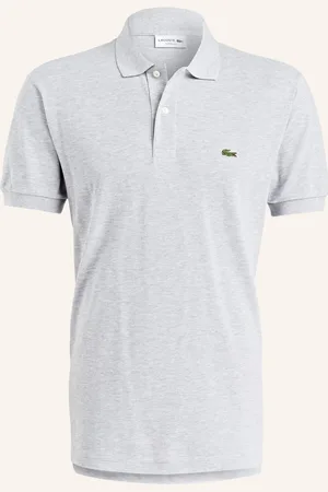 Lacoste Polokošile Z Piké Classic Fit světle šedá melírovaná