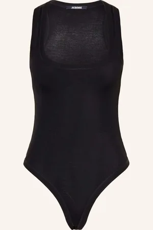 Jacquemus Body Le Body Gros Grain černá