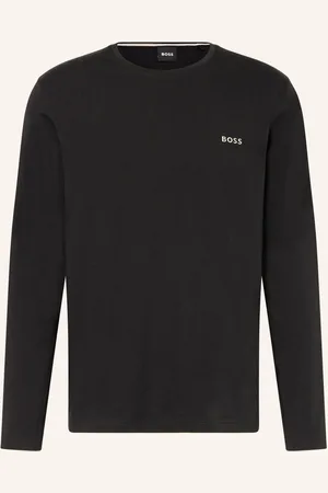 HUGO BOSS Pyžamové Tričko černá