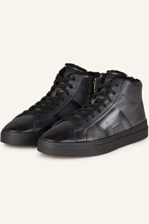 santoni Vysoké Sneakersy černá
