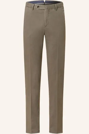 PT Torino Chino Kalhoty Slim Fit černošedá