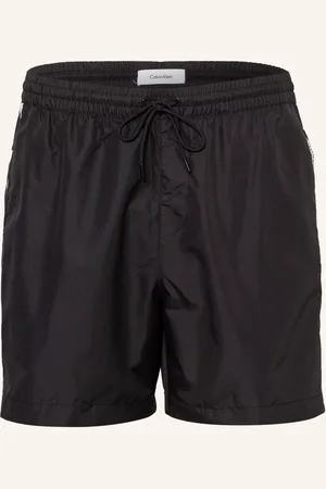 Calvin Klein Koupací Šortky Logo Tape černá