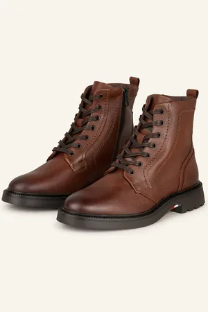 Tommy Hilfiger Šněrovací Boty koňaková