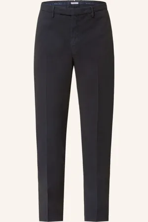 Boglioli Oblekové Kalhoty Slim Fit tmavě modrá