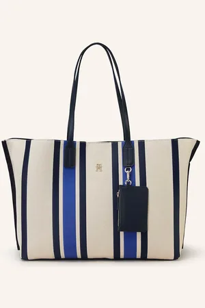 Tommy Hilfiger Shopper krémová tmavě modrá