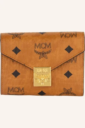 MCM Peněženka Tracy koňaková černá