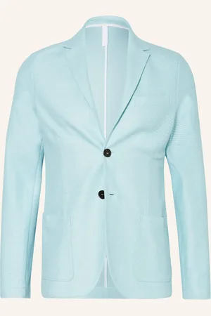 Harris Wharf London Lněné Sako Extra Slim Fit tmavě modrá