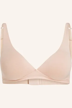 Hanro Trojúhelníková Podprsenka Cotton Sensation béžová