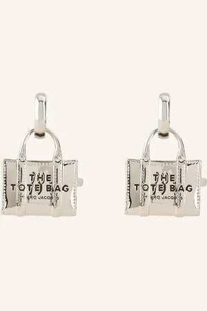 Marc Jacobs Náušnice The Tote Bag Earrings stříbrná