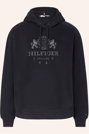 Tommy Hilfiger Mikina S Kapucí tmavě modrá