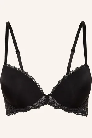 Calvin Klein Push-Up Podprsenka Seductive Comfort Light černá