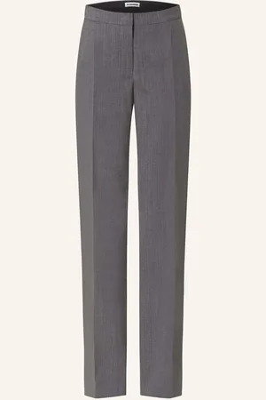 Jil Sander Kalhoty šedá