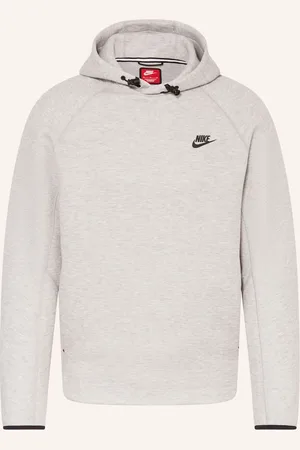 Nike Mikina S Kapucí Sportswear Tech Fleece šedá