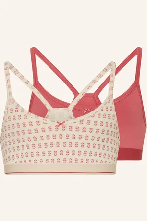 Sanetta Bustier Podprsenky, 2 Kusy V Balení světle červená krémová