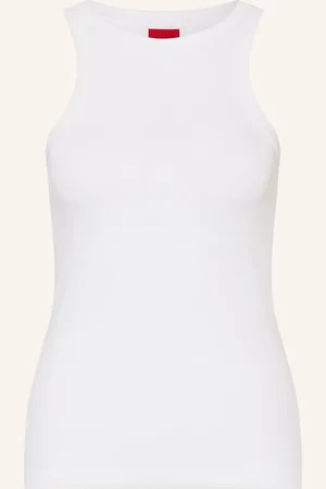 HUGO BOSS Top The Plain Tank bílá