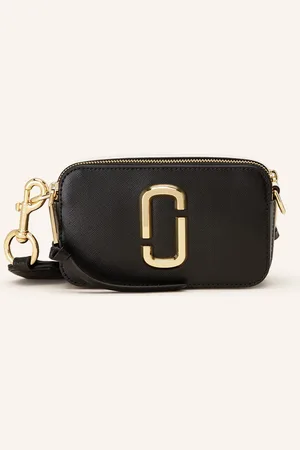 Marc Jacobs Taška Přes Rameno Snapshot Z Kůže Saffiano černá