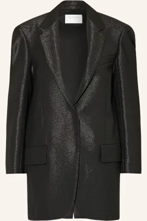 Sportmax Oversized Blejzr Baffo S Třpytivou Přízí černá