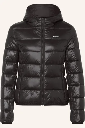 HUGO BOSS Prošívaná Bunda Famara černá