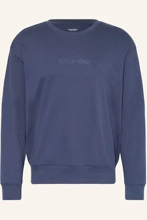 Calvin Klein Pohodlná Domácí Mikina Modern Terry tmavě modrá