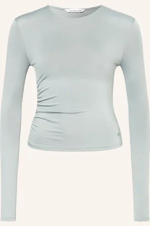 Calvin Klein Tričko S Dlouhým Rukávem světle zelená