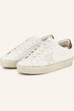 Golden Goose Sneakersy Hi Star bílá krémová barva růžového zlata