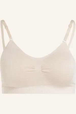 MAGIC Bodyfashion Bustier Podprsenka Bamboo Comfort Bra With Spaghetti Straps krémová