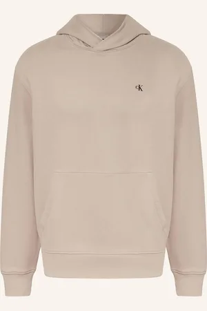 Calvin Klein Mikina S Kapucí béžová