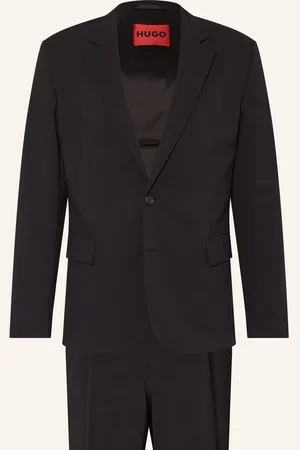 HUGO BOSS Oblek Hu go243x Slim Fit černá