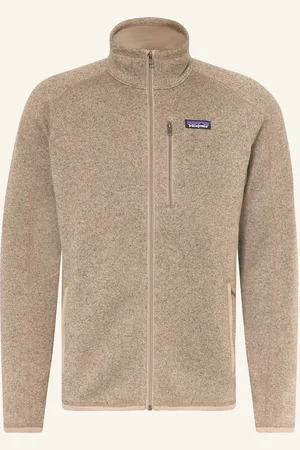 Patagonia Pletená Fleecová Bunda Better Sweater™ béžová