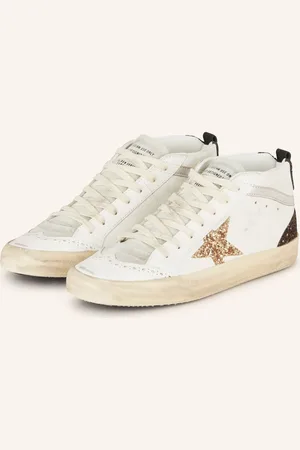 Golden Goose Vysoké Sneakersy Mid Star bílá