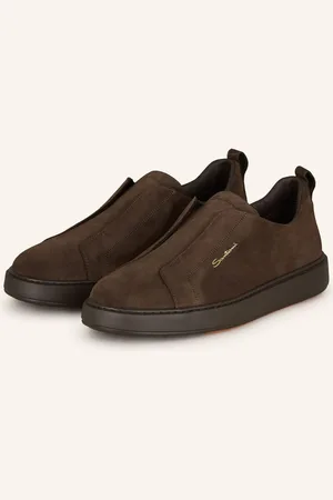 santoni Sneakersy Victory tmavě hnědá