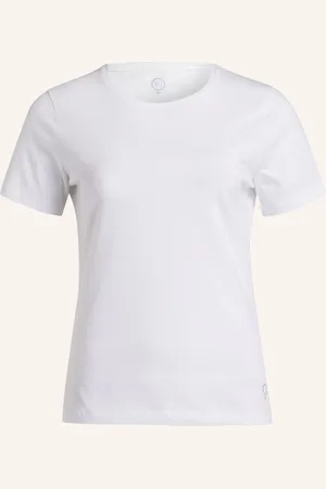 BOVIVA Tričko S Ozdobnými Kamínky bílá