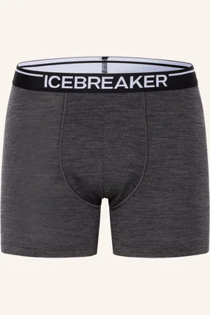 Icebreaker Funkční Prádlo - Boxerky Anatomica S Příměsí Merino Vlny šedá