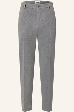 Drykorn Žerzejové Kalhoty Ajend Extra Slim Fit šedá