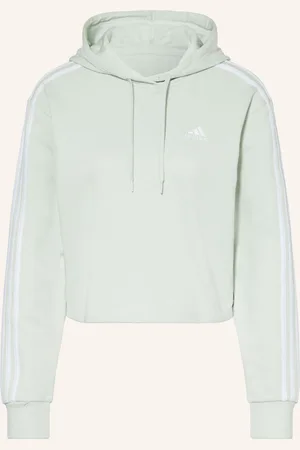 adidas Cropped Mikina S Kapucí mátová