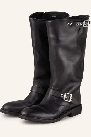 Golden Goose Biker Boots černá