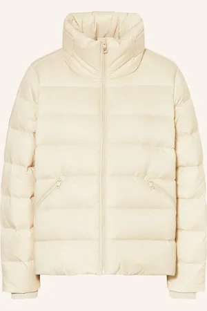 Tommy Hilfiger Péřová Bunda S Odnímatelnou Kapucí krémová