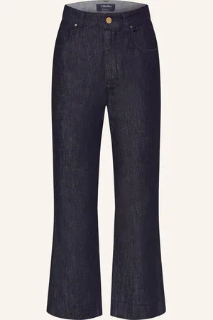 Max Mara 7 8 Džíny Terra tmavě modrá