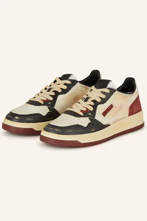 Autry Sneakersy Super Vintage Low černá režná tmavě červená