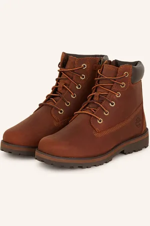 Timberland Šněrovací Boty Courma Kid 6-Inch hnědá