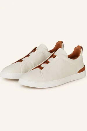 Ermenegildo Zegna Sneakersy bílá koňaková